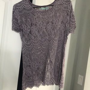 Lace - Open back top